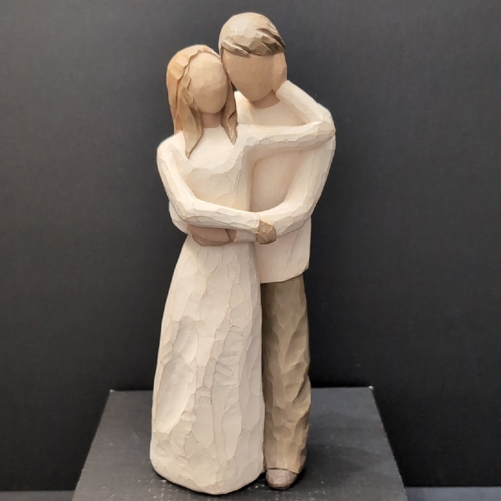 Willow Tree Together Man And Women Embracing Figurine .
